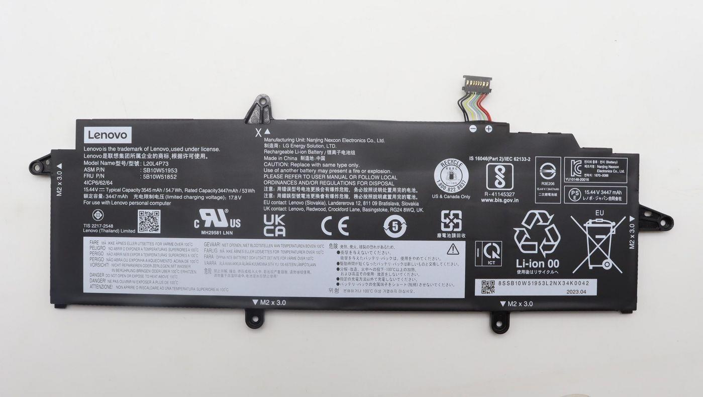 Lenovo Battery Internal 4 Cell 54.7Wh LiIon (5B10W51852)