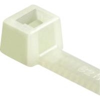 HellermannTyton Kabelbinder innenverzahnt T-Serie (L x B) 390 mm x 7.6 mm T120R-PA66-NA-C1 Farbe: Transparent 100 St. HellermannTyton (111-12019)