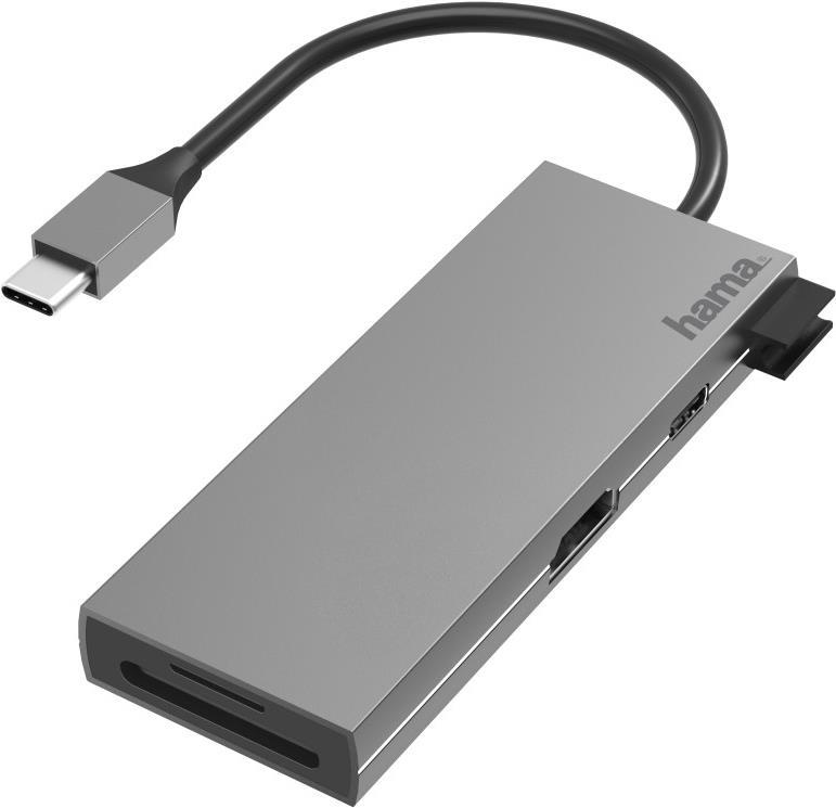 Hama Multiport Adapter - Dockingstation - USB-C 3,2 Gen 1 - HDMI (00200110)