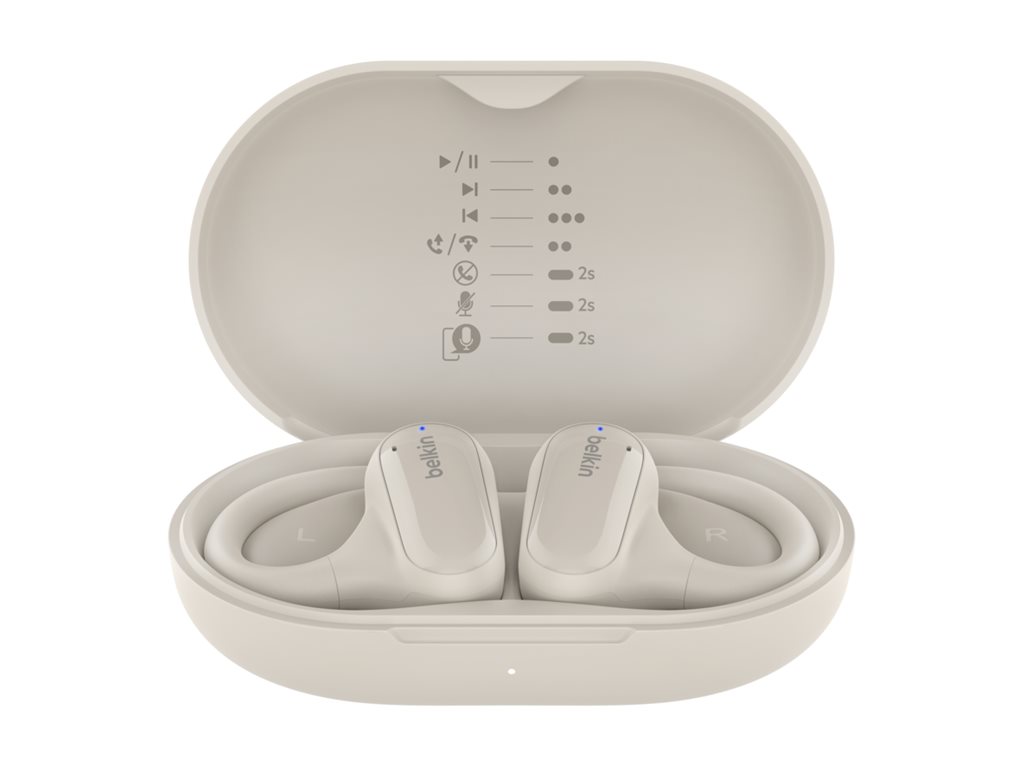 Belkin SoundForm ClearFit True Wireless-Kopfhörer Sand