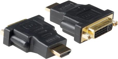 ACT Verloop adapter DVI-D female naar HDMI A male. Gender: HDMI A M/DVI-D F (AP1006)