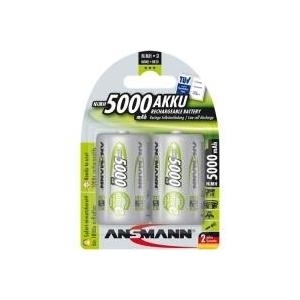 ANSMANN - Batterie 2 x D Typ NiMH 5000 mAh (5030922)