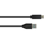 Good Connections Anschlusskabel USB 3.0, USB-A an USB-C, Stecker/Stecker, CU, schwarz, 3m (GC-M0129)