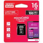 Goodram M1AA-0160R12 Speicherkarte 16 GB MicroSDHC Klasse 10 UHS-I (M1AA-0160R12)