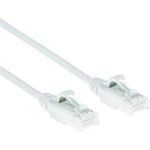 ACT White 1 meter LSZH U/UTP CAT6 datacenter slimline patch cable snagless with RJ45 connectors (DC8901)