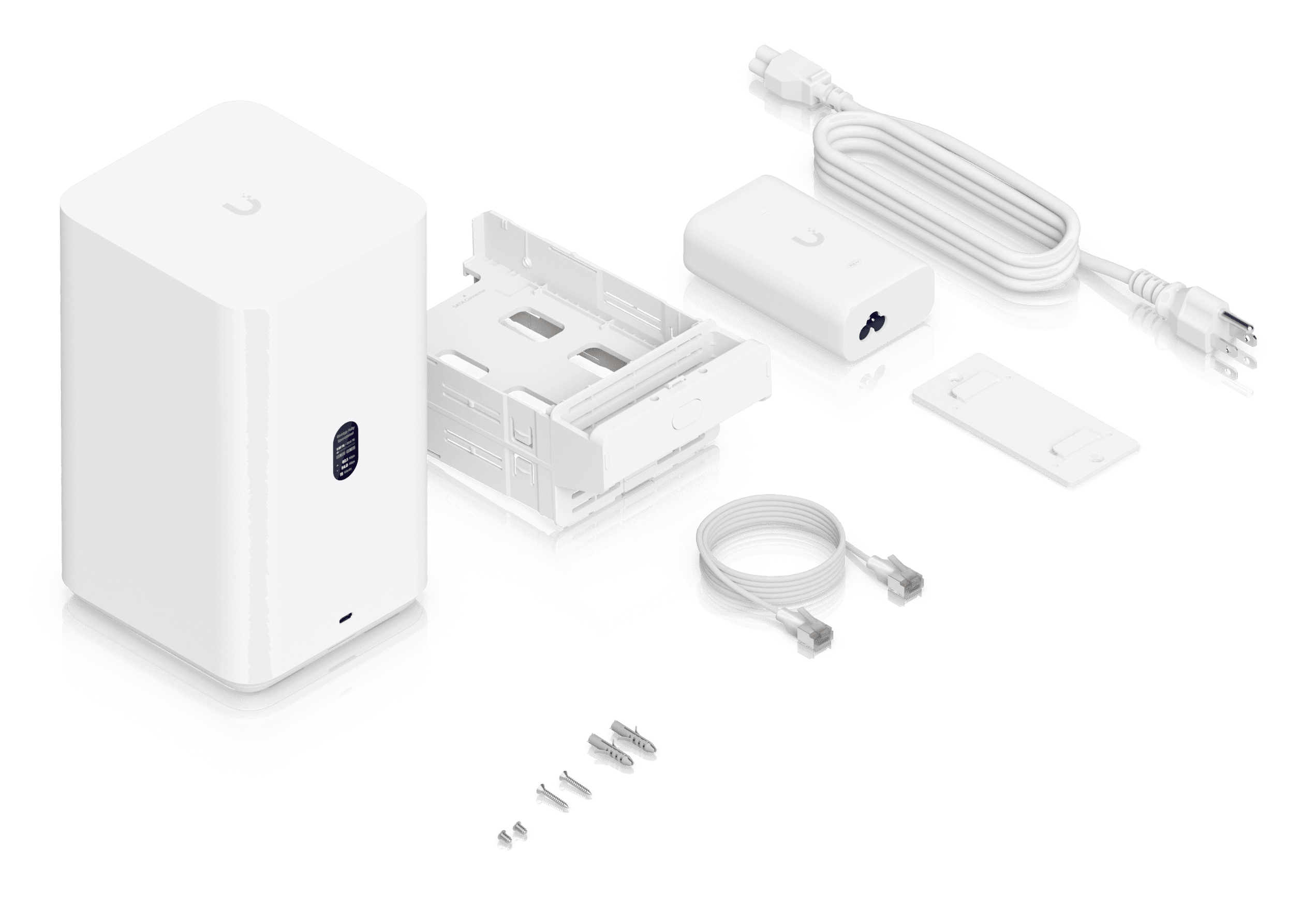 Ubiquiti UniFi UNAS 2 NAS Desktop 4 GB RAM Weiß