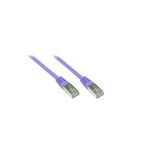 RNS® Patchkabel mit Rastnasenschutz, Cat. 6, S/FTP, PiMF, PVC, 250MHz, violett, 2m, Good Connections (8060-020V)