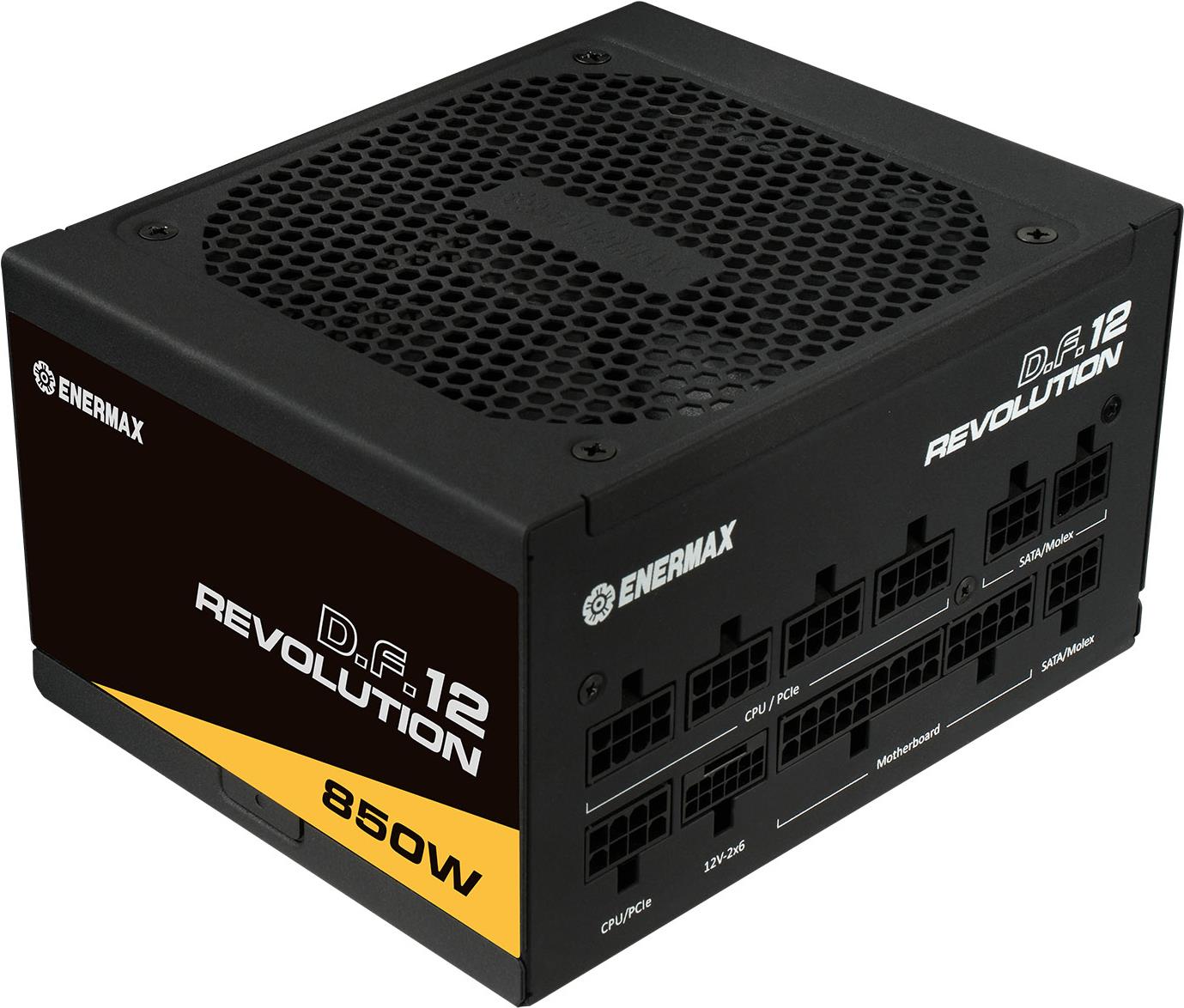 Enermax Revolution D.F.12 Netzteil 850 W 20+4 pin ATX ATX Schwarz (ETV850G)