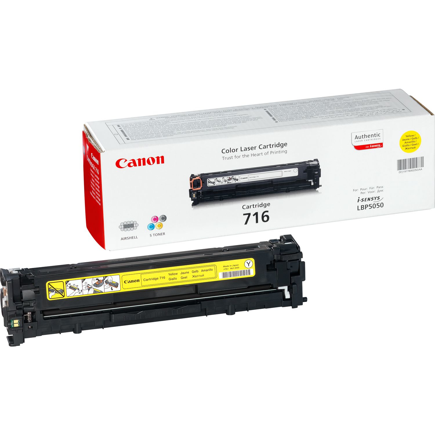 Canon 716 Yellow Original Tonerpatrone Gelb
