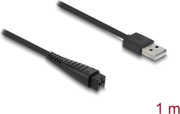 Delock USB Ladekabel 4.8 V fur Elektrorasierer kompatibel mit Panasonic ES-LV97 ES-LA63 (90984)