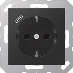 Jung SCHUKO Steckdose mit USB Typ C A1520-18CSWM (A1520-18CSWM)