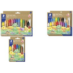 STAEDTLER Wachsmalkreide Noris junior, 12er Kartonetui sechseckig, Papiermanschette, Durchmesser: 14 mm, Länge: - 1 Stück (224 C12)