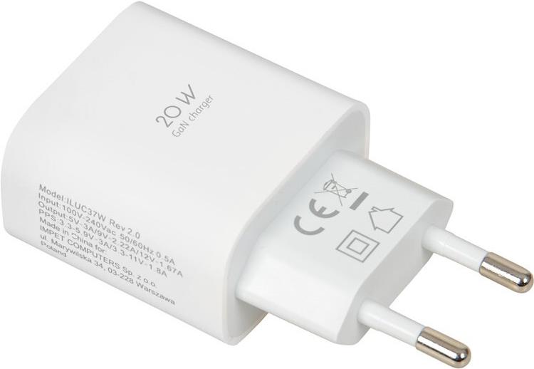 iBox C-37 Universal Weiß USB Schnellladung Drinnen (ILUC37W)