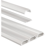 Hama Kabelkanal, 3 Stück, selbstklebend, eckig, 100 x 2,1 x 1 cm, PVC, Weiß (00220981)