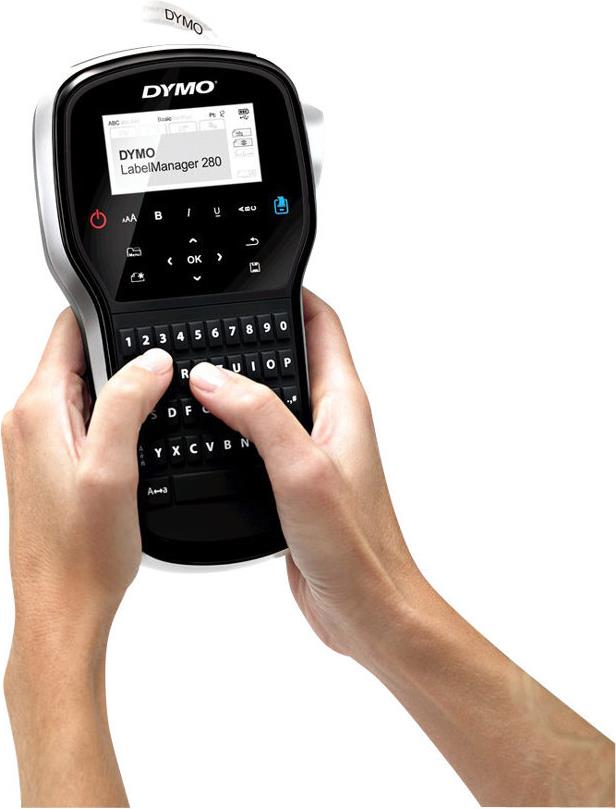DYMO LabelManager 280 Beschriftungsgerät Thermotransfer 12 mm Schwarz, Silber