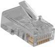 ACT RJ45 (8P/8C) modulaire connector for flat cable. Connector: RJ-45 (8P/8C) Rj45 plug 8p8c modular cable (TD108)