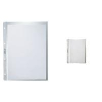 LEITZ Prospekthülle extrastark, A4, PP, genarbt, 0,13 mm mit Einreißschutz, oben offen, dokumentenecht, Lochung: (4720-00-03)