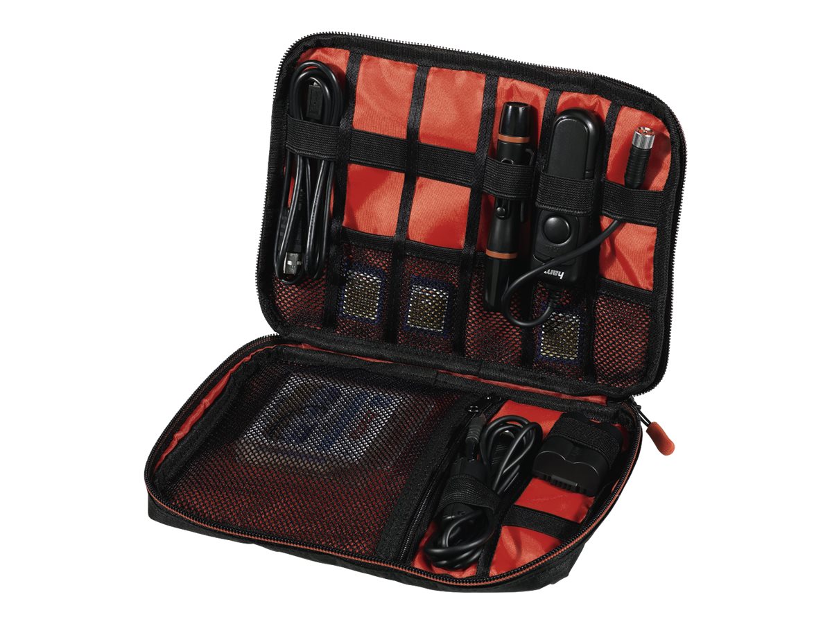 Hama Fancy Organizer M Kamerazubehör-Tasche Schwarz, Rot