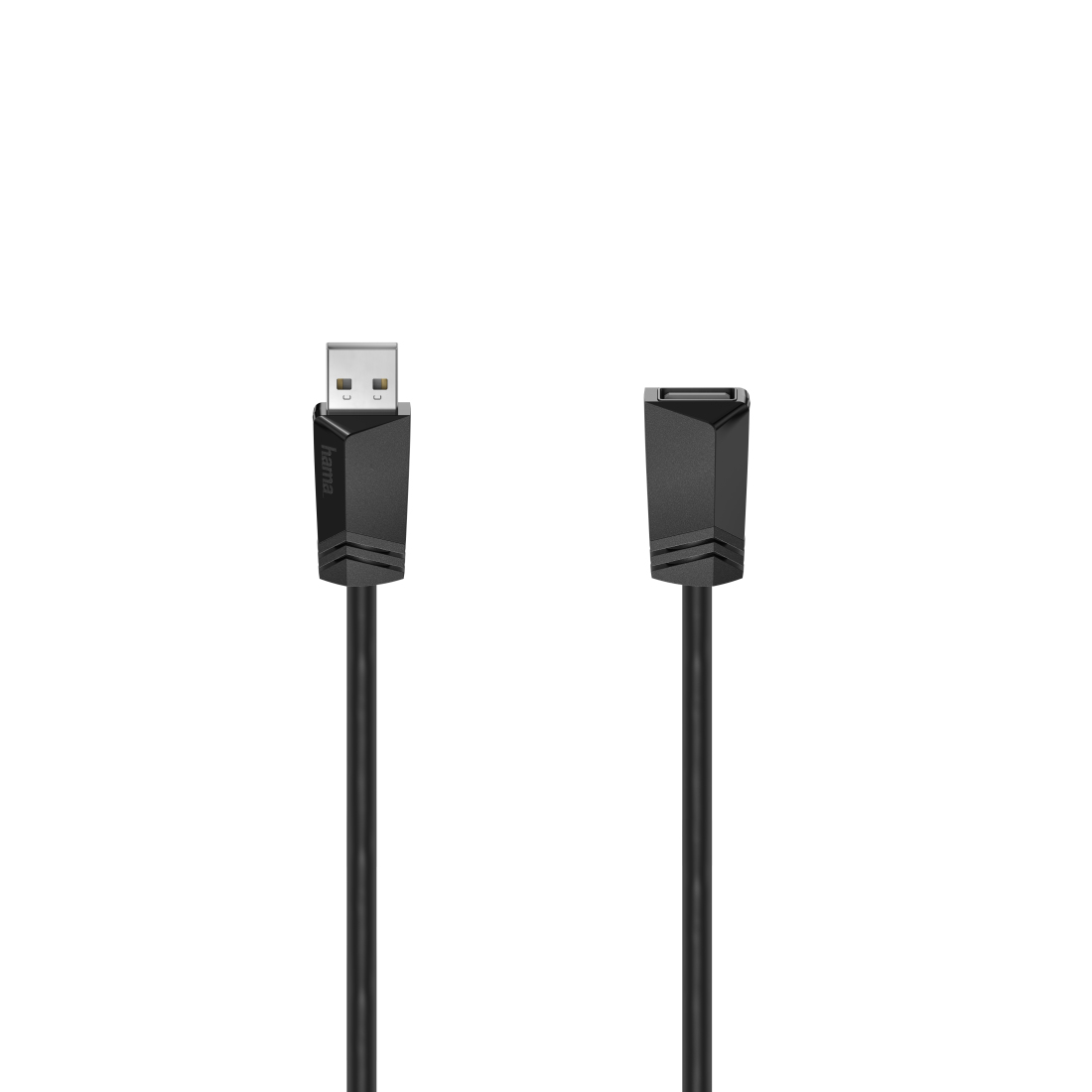 Hama 00200621 USB-Verlängerungskabel 5 m USB 2.0 Schwarz