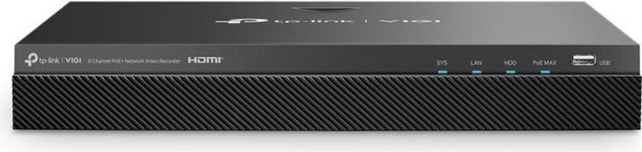 TP-LINK 8 CH POE+ NETWORK RECORDER (VIGI NVR2008H-8MP-2TB)