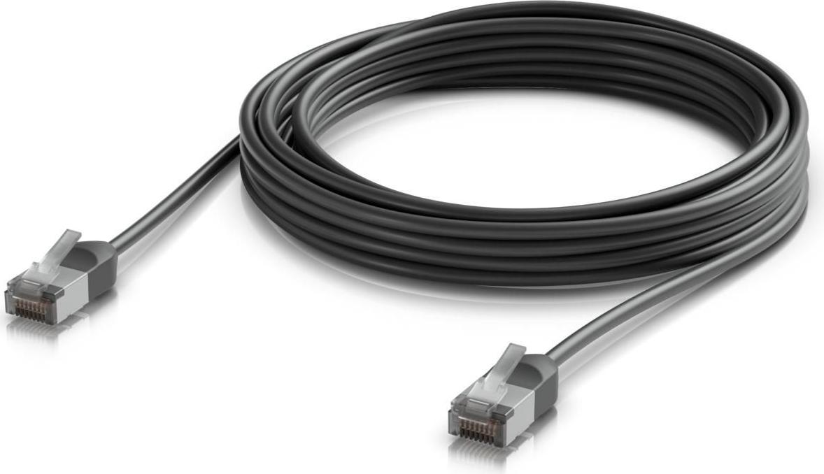 Ubiquiti Ultra-thin, rugged, shielded GbE networking (UACC-CABLE-PATCH-OUTDOOR-C6A-5M-BK)