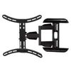 Hama FULLMOTION TV Wall Bracket, 1 star, XL - Befestigungskit (Wandbefestigung, 2 Wandplattenabdeckungen, 4 Kabelführungen) - für TV - Stahl - Schwarz - Bildschirmgröße: 58-142 cm (23"-56")