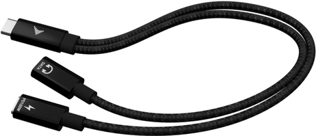 i-tec USB-C Cable Splitter Audio/Data Power Delivery 100W (C31DUALSPLITTERCBLPD)