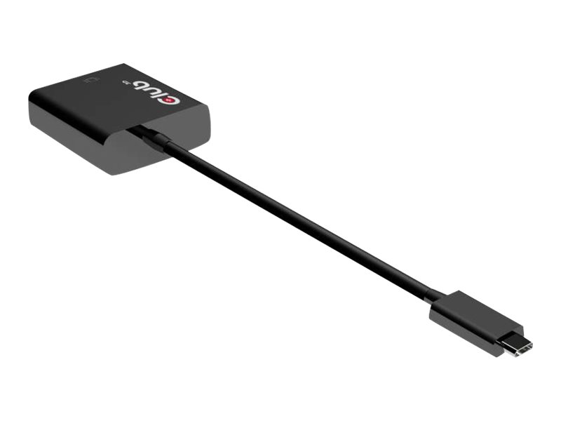 Club 3D CAC-2504 USB 3.1 Typ-C auf HDMI 2.0 UHD 4K 60 Hz Aktiver Adapter Schwarz