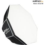 Walimex pro Softbox Octagon 60cm, um 360° drehbar, inkl Front- und Zwischendiffusor, Transporttasche, Bowens Adapter, ideal für Produkt- und Peoplefotografie (1023419)