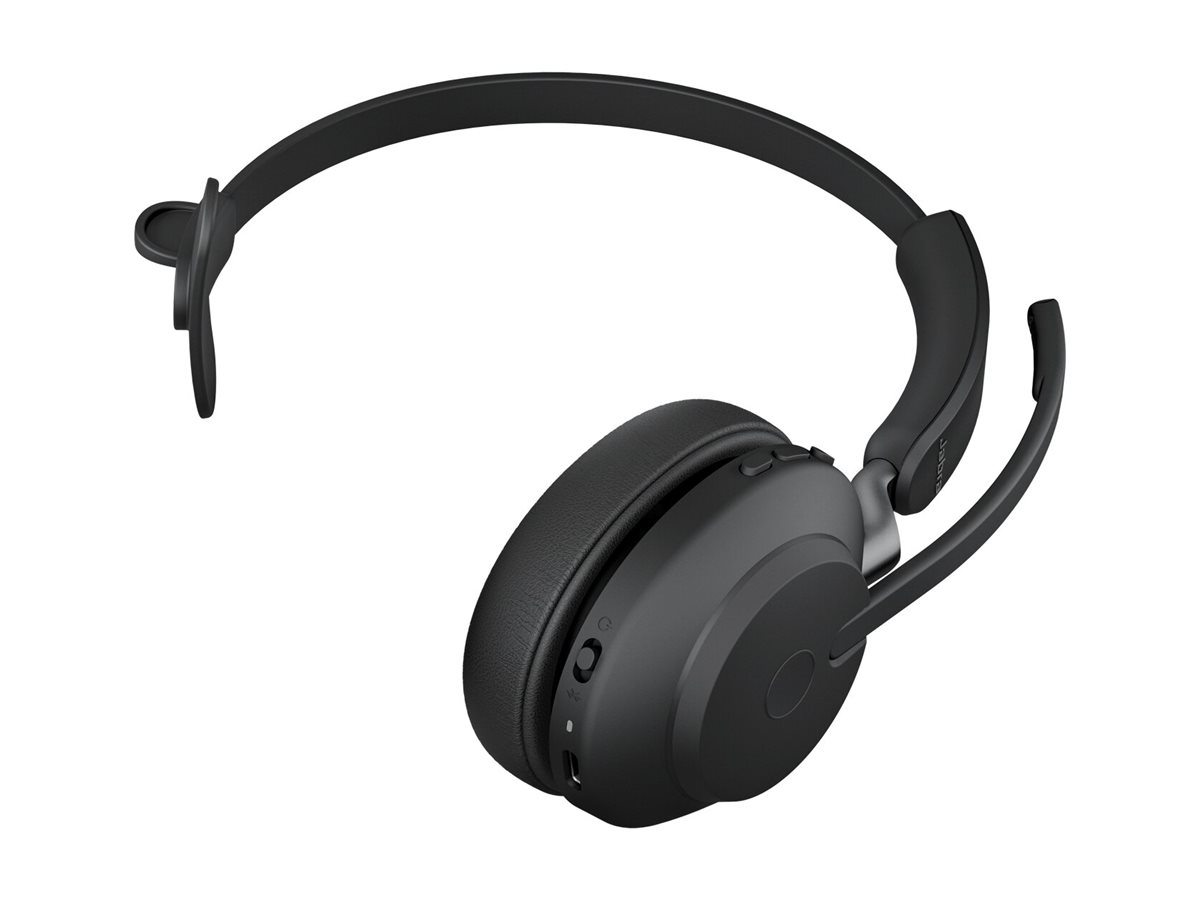Jabra Evolve2 65 UC Mono On-Ear Headset Schwarz