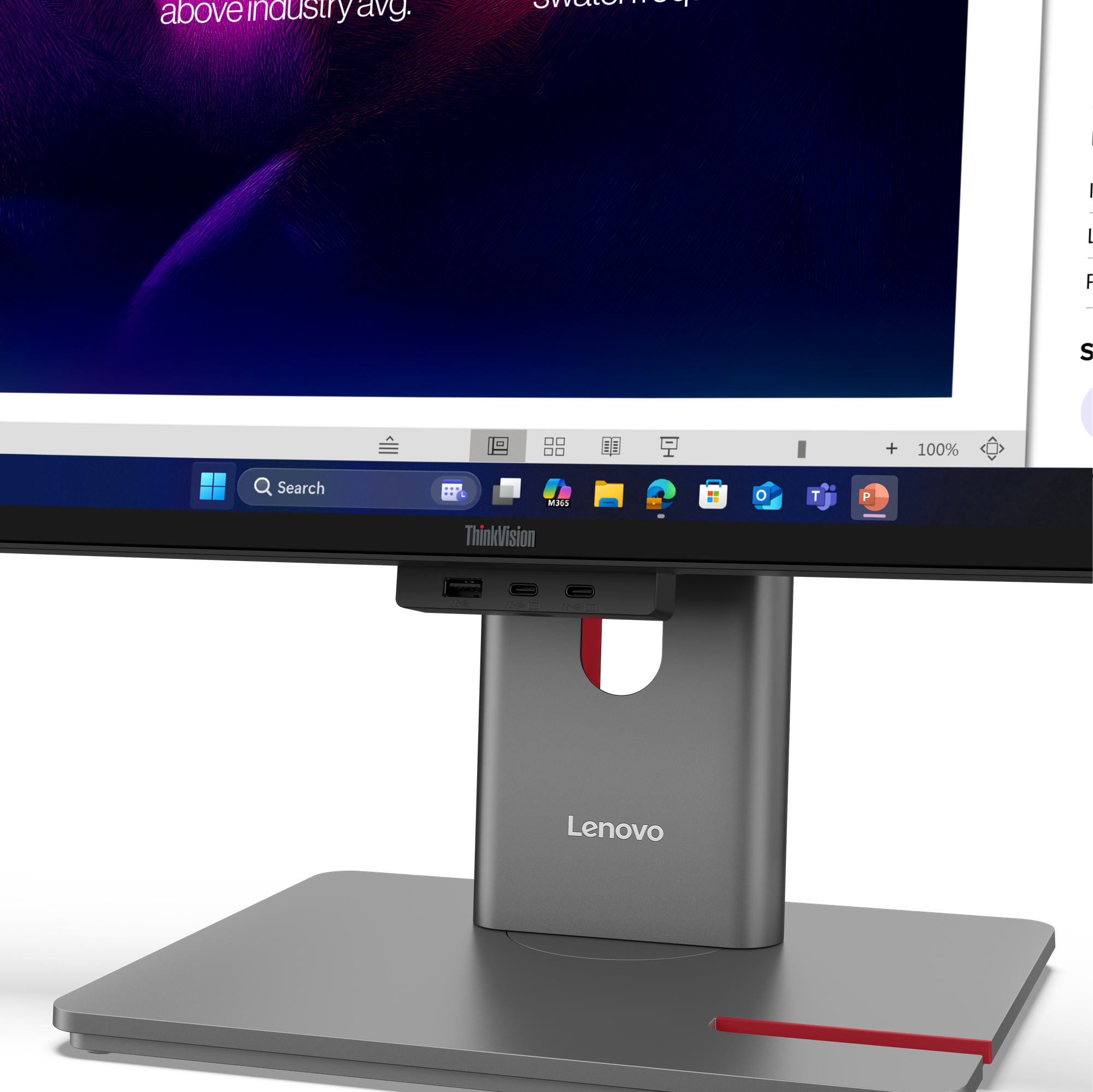 Lenovo ThinkVision P40WD-40 40" 5120 x 2160 120 Hz IPS LED-Monitor Finsternis schwarz