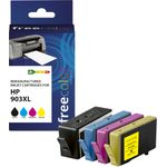 Freecolor K10451F7 Druckerpatrone 4 Stück(e) Kompatibel High (L) Yield Schwarz (K10451F7)