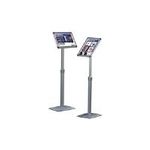 FRANKEN Infoständer "Universal", DIN A3, Höhe: 910-1.310 mm Aluminium-Klapprahmenprofil mit Kunststoffecken, mit (BS0906)