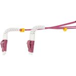 Synergy 21 S217027 Glasfaserkabel 10 m 2x LC OM4 Bordeaux - Weiß (S217027)