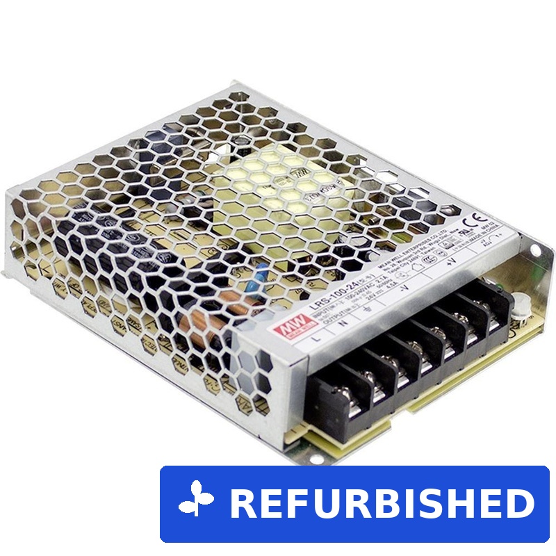 MEAN WELL LRS-100-3.3 Netzteil 100 W Metallisch (LRS-100-3.3) (geöffnet)