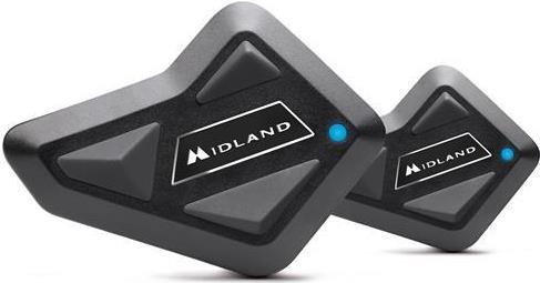 Midland BT Mini - Bluetooth Headset für Motorradhelme, Doppelset (134825)