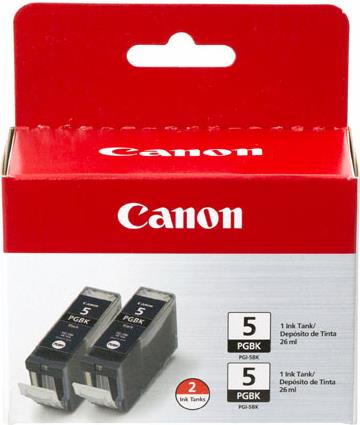 Canon PGI5BK-TWIN Schwarz Tintenpatrone (PGI5BKTWIN)