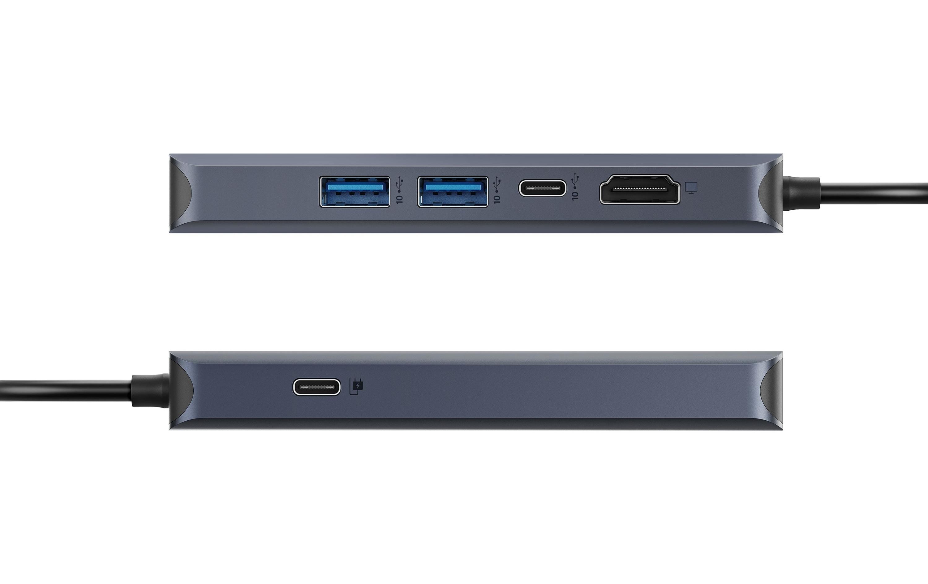 Hyper HyperDrive EcoSmart Gen.2 USB-C 6-in-1 Hub mit 100 W PD Schwarz