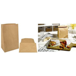 PAPSTAR Papiertüten mit Blockboden, braun aus Kraftpapier, 70 g/qm, umweltschonend, - 1 Stück (86316)