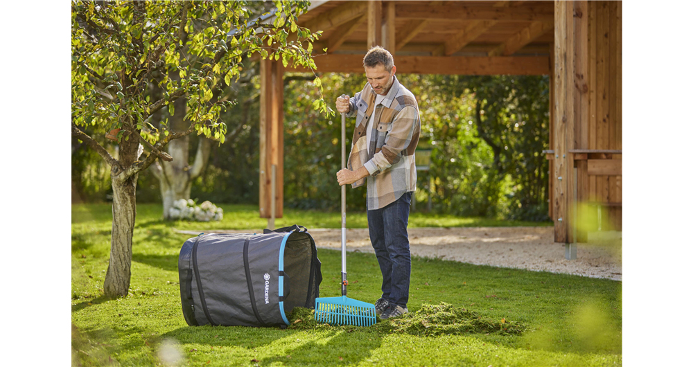 Gardena Gartenabfallsack PopUp Rechteckig 220 L Schwarz, Grün