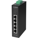 Edimax Industrieller 5-Port Gigabit DIN-Schienen-Switch Für raue Umgebungen in IoT und Smart City (IGS-1005)