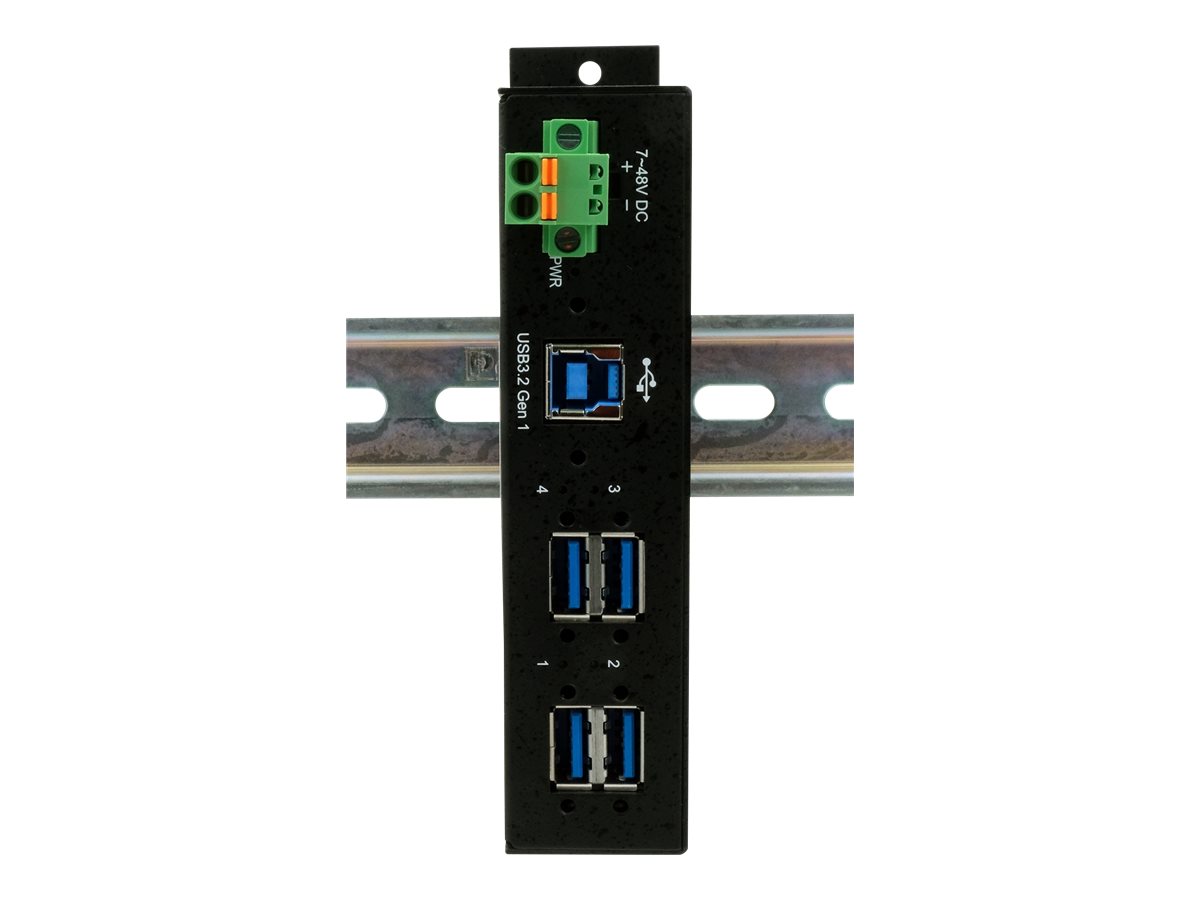 Exsys EX-1185HMVS-2 USB-Hub 4-Port Schwarz
