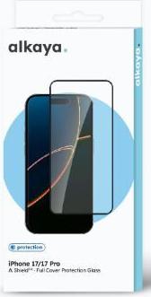 alkaya A Shield Displayschutzglass 3D Full Cover, iPhone 17 / 17Pro, Transparent (PG-10070)