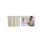 NOBO Rahmenprofil, Index 24, Breite: 772 mm für T-Karten-System, aus Metall, zum Fixieren der Karten- (1900413)