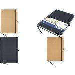 kangaro Notizbuch Kork, 96 Blatt, DIN A4, liniert PU Hardcover-Einband, 80 g/qm, Papier chamois, mit - 1 Stück (K-552361)