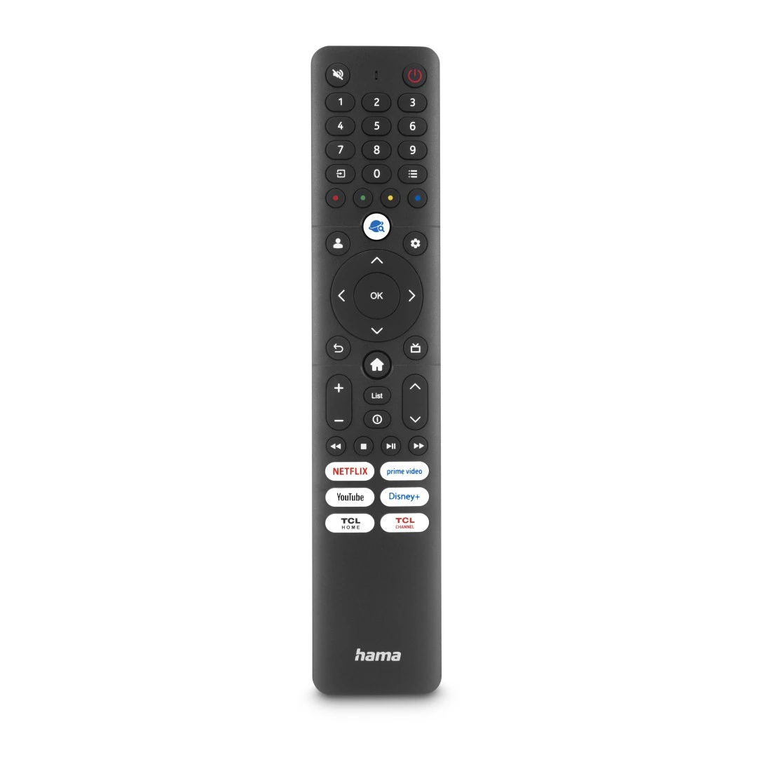 Hama Universal-Fernbedienung 00221068 für TCL TVs IR lernfähig Schwarz