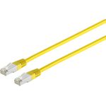 S/CONN maximum connectivity Netzwerkkabel-Patchkabel, cat 6, S/FTP, PIMF, Halogenfrei, gelb, 7,5m (75717-HY)