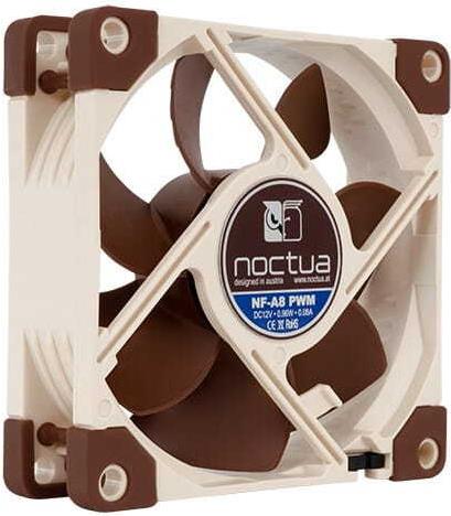 Noctua NF-A8 PWM Gehäuselüfter 80 mm Beige, Braun