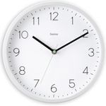 Hama DCF-Funkwanduhr Menorca, analog, Ø 25 cm, Weiß (00222241)