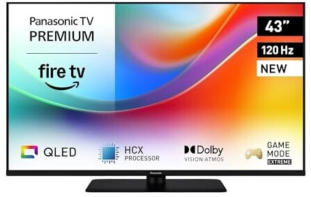 Panasonic TV-43W85BEZC sw LED-TV QLED UHD 4K HDR Multituner Fire TV (TV-43W85BEZC)